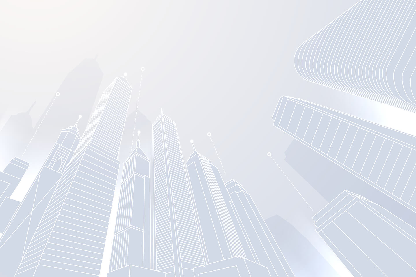Illustration of a modern city skyline